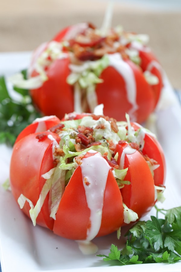 6. Domates Çanağında Salata