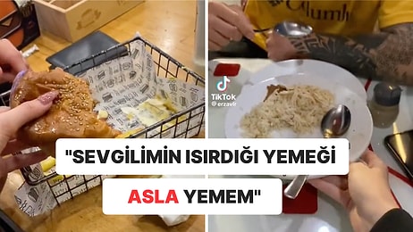 Sevgilisinin Isırdığı Yemeği Yemeyen Kullanıcı Sosyal Medyada Büyük Tartışma Yarattı!
