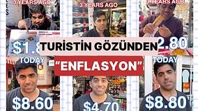 2021'de Ülkemize Gelen Bir Turist Eski ve Yeni Fiyatları Karşılaştırarak Türkiye'deki Enflasyonu Anlattı