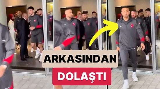 Cenk Tosun, Futbolcularla Tokalaşmak İçin Kapıda Bekleyen TFF Başkanı Mehmet Büyükekşi ile Tokalaşmadı