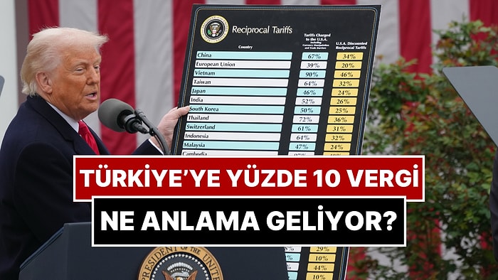 Trump'tan Dünyaya Boykot! ABD'nin Türkiye’ye Uygulayacağı Yüzde 10 Vergi Ne Anlama Geliyor?