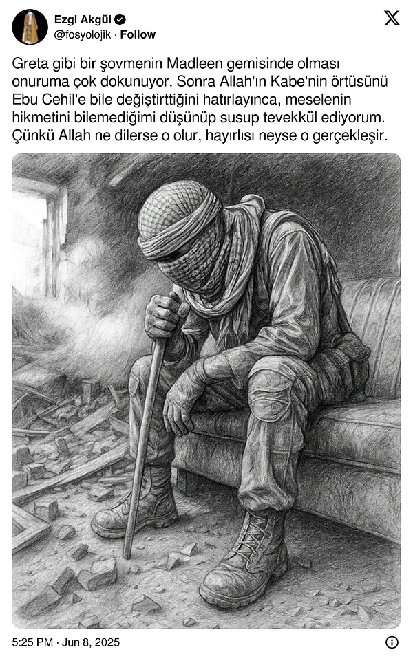 Sosyolog Ezgi Akgül ise konu hakkında bir paylaşımda bulundu.