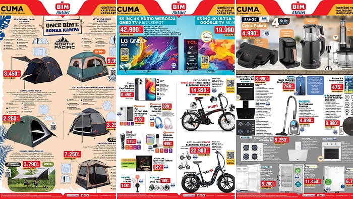 BİM'e Elektrikli Bisiklet Geliyor! 20 Haziran 2025 BİM Aktüel Ürünler İndirim Kataloğu