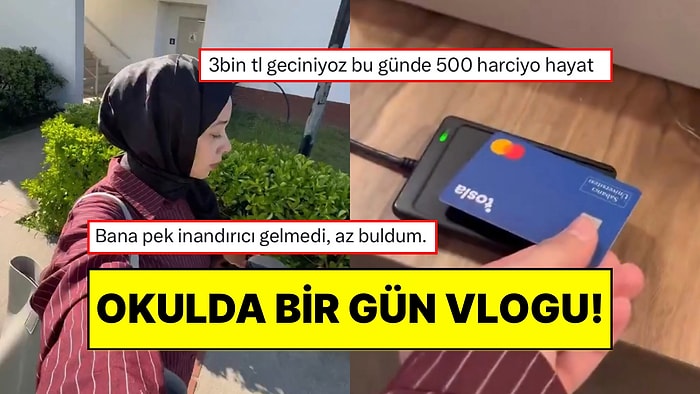 Özel Üniversitede Okuyan Öğrenci Bir Günde Ne Kadar Harcadığını Kayda Aldı