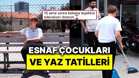Esnaf Çocuklarının Yaz Tatilinde Yaşadığı Dramı Canlandıran Yetenekli Çocuk Beğenileri Topladı